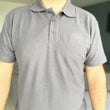 Load image into Gallery viewer, Achill Geometric Embroidered Short Sleeve POLO - Grey