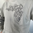 Load image into Gallery viewer, Adult Hoodie - Moondust Grey with embroidered Achill Island logo - Unisex