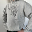 Load image into Gallery viewer, Adult Hoodie - Moondust Grey with embroidered Achill Island logo - Unisex