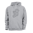 Load image into Gallery viewer, Adult Hoodie - Moondust Grey with embroidered Ireland logo - Unisex