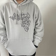 Load image into Gallery viewer, Adult Hoodie - Moondust Grey with embroidered Achill Island logo - Unisex