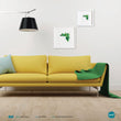 Load image into Gallery viewer, 'Achill Green', Art Splat Print in a white box frame