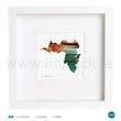 Load image into Gallery viewer, 'Achill Oil Art', Print in a white box frame