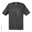 Load image into Gallery viewer, Achill Geometric Embroidered Short Sleeve T-Shirt - Light Graphite