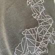 Load image into Gallery viewer, Achill Geometric Embroidered Short Sleeve T-Shirt - Light Graphite
