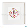 Load image into Gallery viewer, 'Celtic Cross', Art Splat Print in a white box frame