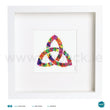 Load image into Gallery viewer, 'Celtic Knot', Art Splat Print in a white box frame