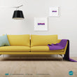 Load image into Gallery viewer, 'Dublin Silhouette Purple', Print in a white box frame