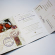 Load image into Gallery viewer, Wedding Invitation - Passport - 100 invitations