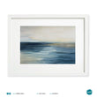 Load image into Gallery viewer, 'Golden Glow', abstract seascape print - framed or unframed