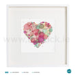 Load image into Gallery viewer, 'Heart Sherbert', Art Splat Print in a white box frame