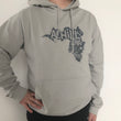 Load image into Gallery viewer, Adult Hoodie - Moondust Grey with screen printed Achill Island logo - Unisex