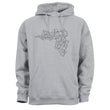 Load image into Gallery viewer, Adult Hoodie - Moondust Grey with embroidered Achill Island logo - Unisex
