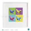 Load image into Gallery viewer, 'Lambanana Pop Art', Print in a white box frame