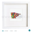 Load image into Gallery viewer, 'Moher Colour', Art Splat Print in a white box frame