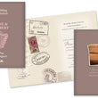 Load image into Gallery viewer, Wedding Invitation - Passport - 100 invitations