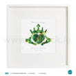Load image into Gallery viewer, 'Claddagh Green', PERSONALISED framed or unframed - Wall art print