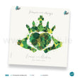 Load image into Gallery viewer, 'Claddagh Green', PERSONALISED framed or unframed - Wall art print