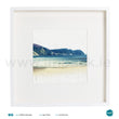 Load image into Gallery viewer, 'Seascape Oil Minaun', Print in a white box frame