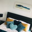 Load image into Gallery viewer, 'Seascape Oil Minaun', Panoramic Print in a 100x40cm white box frame