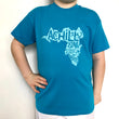 Load image into Gallery viewer, Kids Short Sleeve T-Shirt - Azure Blue - Unisex