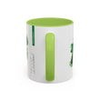 Load image into Gallery viewer, Green Modern Ireland Art Mug | Accent Coffee Mug
