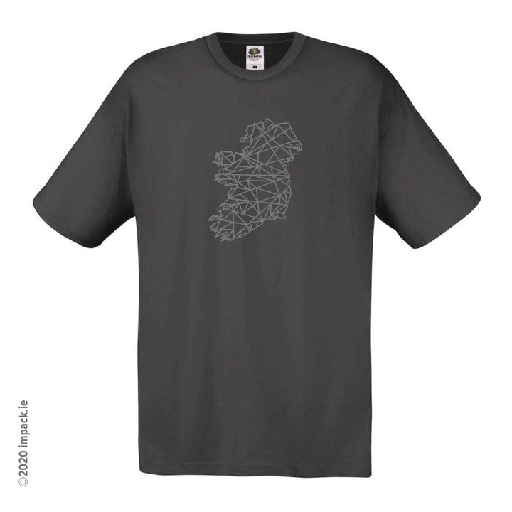 Ireland Geometric impack design, irish tee, Irish t-shirt, ireland tshirt, map of ireland t shirt.