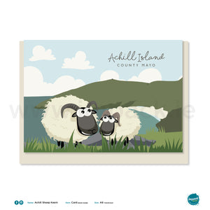 Greetings Card - Achill Sheep Keem
