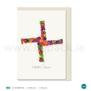 Greetings Card - "St. Brigid's Cross"