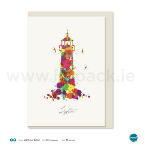 Greetings Card - "Lighthouse Colour"