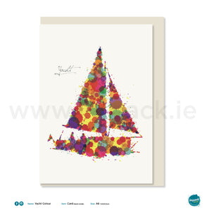 Greetings Card - "Yacht Colour"