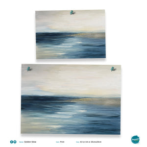 seascape painting poster impack design