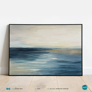 seascape painting poster