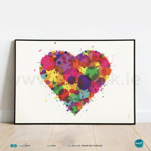 'Heart', Unframed - Wall art print, poster or mount