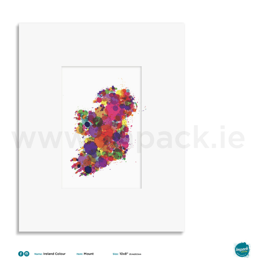 'Ireland Colour', Unframed - Wall art print, poster or mount