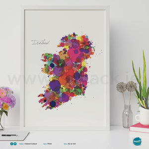 'Ireland Colour', Unframed - Wall art print, poster or mount