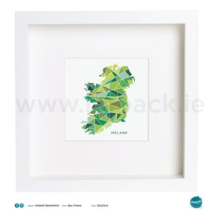 'Ireland Geometric', print - framed or unframed