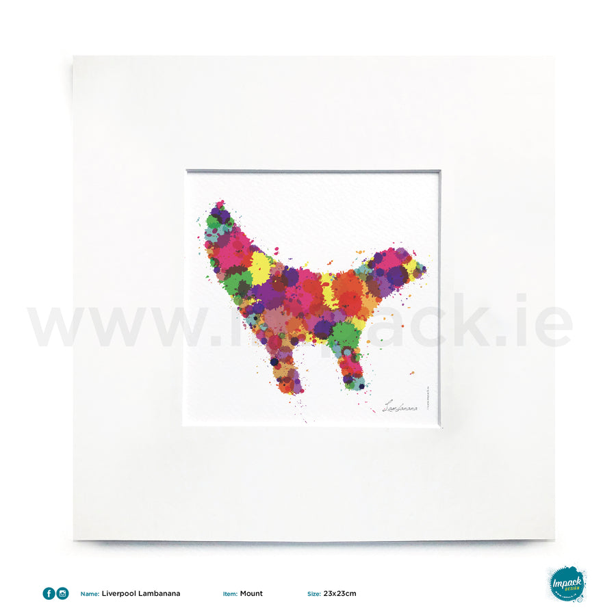 'Lambanana', Unframed - Wall art print, poster or mount