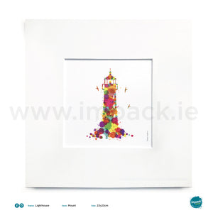 'Lighthouse', Unframed - Wall art print, poster or mount