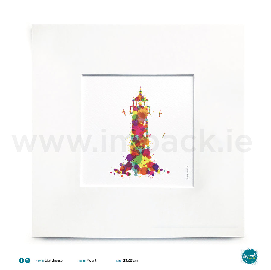 'Lighthouse', Unframed - Wall art print, poster or mount