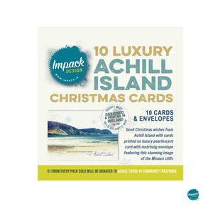 Minaun, Achill Island 10 luxury Christmas cards box set