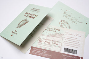 Wedding Invitation - Passport - 100 invitations