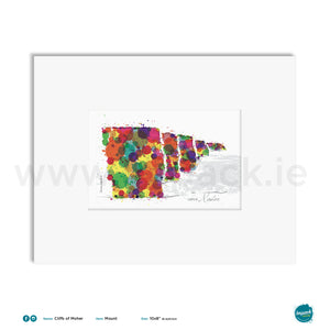 'Cliffs of Moher', Unframed - Wall art print, poster or mount