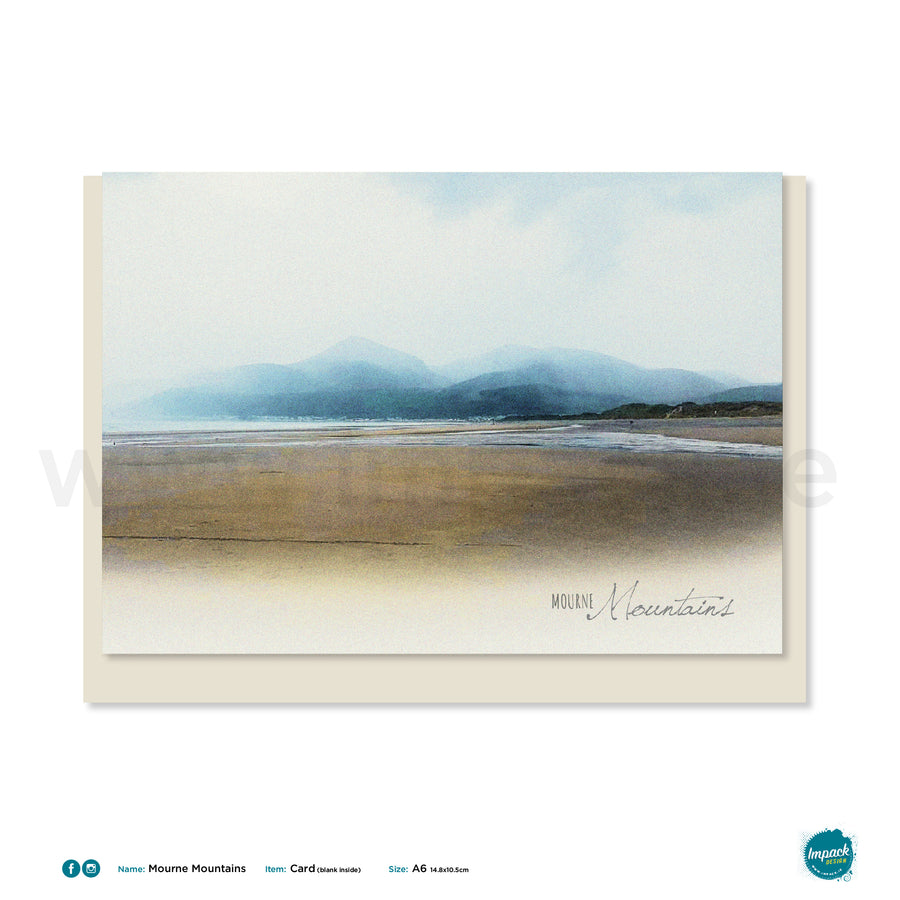 Greetings Card -  'Mountains of Mourne' A6