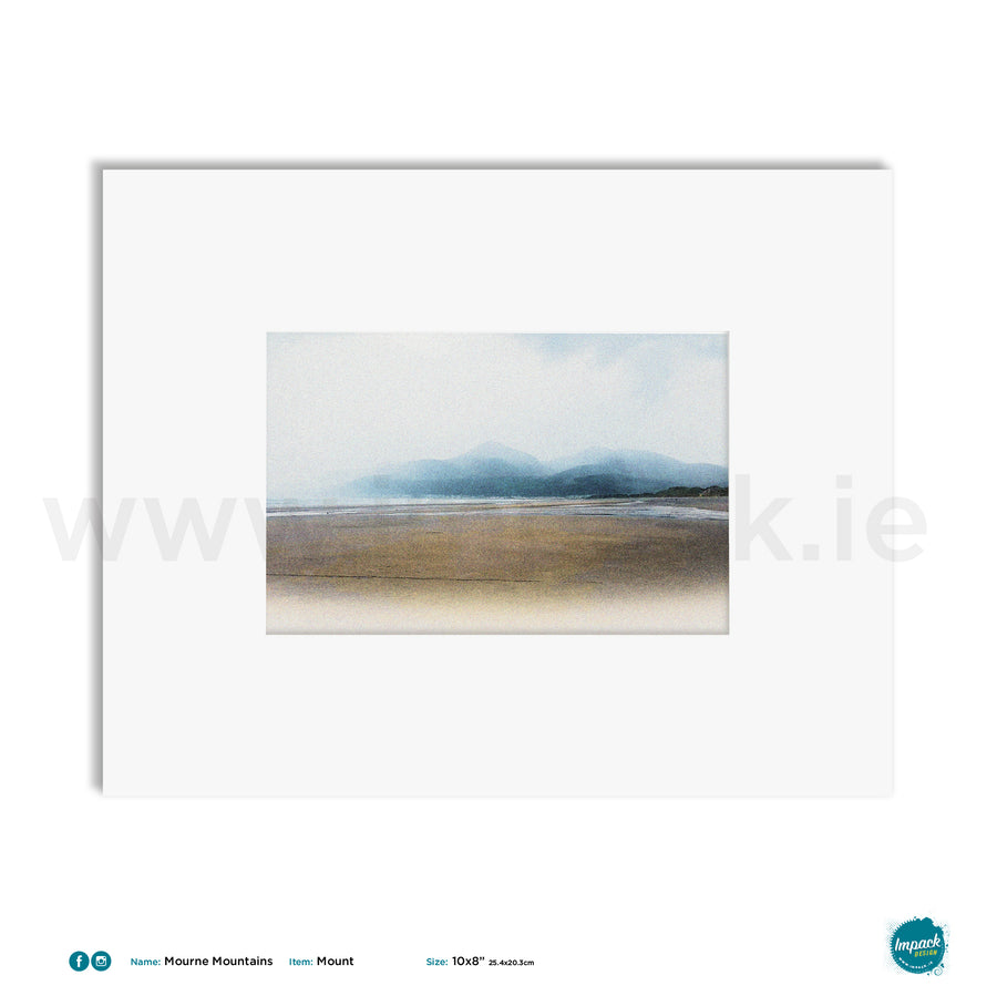 'Mourne Mountains', Unframed - Wall art print, poster or mount