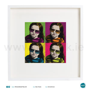 'Pop art style', PERSONALISED framed or unframed - Wall art print