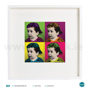 'Pop art style', PERSONALISED framed or unframed - Wall art print