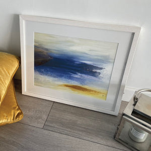 'Tide', abstract seascape print - framed or unframed