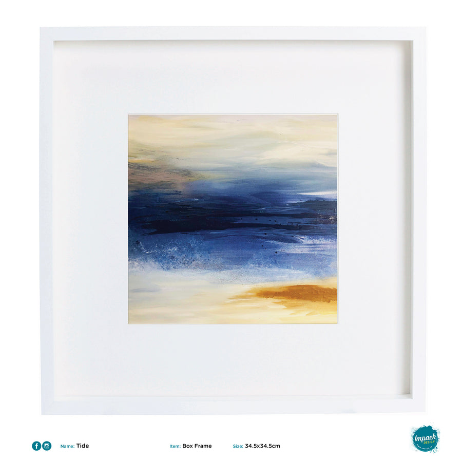 'Tide', abstract seascape print - framed or unframed