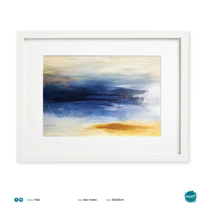 'Tide', abstract seascape print - framed or unframed